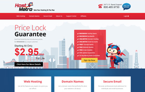 Have a look at the homepage of HostMetro